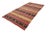 Traditional Mid 20th Century Striped Vintage Turkish Kilim Rug For Sale - Image 3 of 7