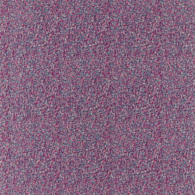Harlequin Nickel Fabric in Fuchsia/Marine For Sale
