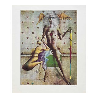 Paul Wunderlich 50 L’ideologue Et Sa Femme 1974 For Sale
