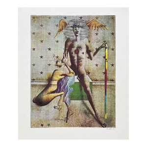 Paul Wunderlich 50 L’ideologue Et Sa Femme 1974