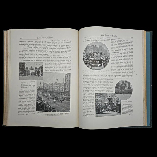 Antique Royal Book, Sixty Years a Queen, History Reference, Hardcover, Victorian For Sale - Image 10 of 12