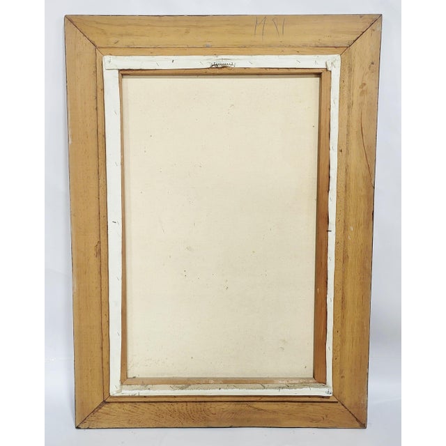 Vintage 20th C Framed Oil on Canvas Music Books & Scroll Still Life Painting by Coral For Sale - Image 11 of 11