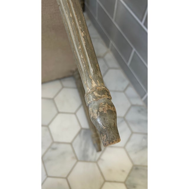 Late 20th Century Louis Style Upholstered Benches, 2 Pieces For Sale - Image 14 of 15