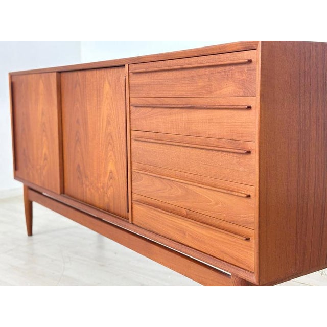 Danish Teak Sideboard from HP Hansen, 1960s For Sale - Image 10 of 13