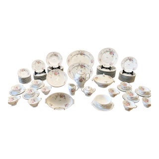 96-Pc Rosenthal Continental Classic Rose 2554-61 China Set Service for 12 For Sale