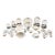 96-Pc Rosenthal Continental Classic Rose 2554-61 China Set Service for 12 For Sale