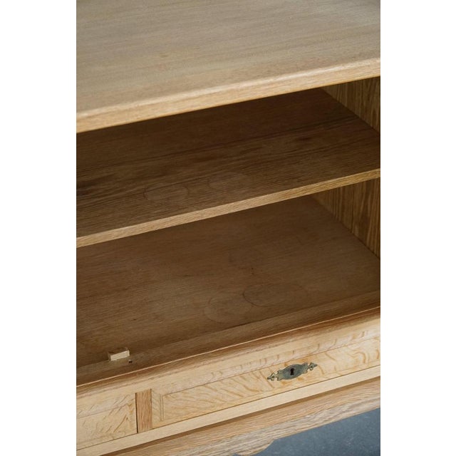Mid-Century Modern Brutalist Sideboard in Oak by Henning Kjærnulf, 1960s For Sale - Image 15 of 18