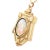 Antique Victorian 14k Gold, Porcelain & Enamel Pendant Locket After Fontenay For Sale - Image 4 of 12