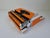 Metal Unis Portable Typewriter in Orange, 1960s For Sale - Image 7 of 18