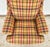 Textile Sherrill English Country Club Chair & Ottoman For Sale - Image 7 of 12