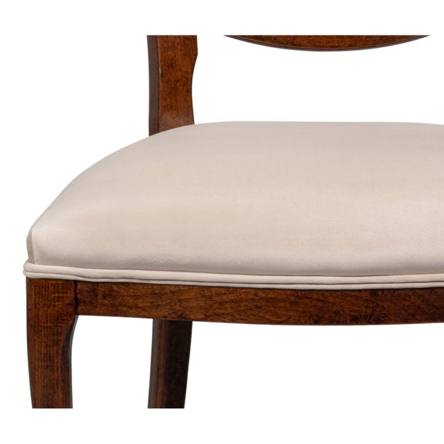 Louis XV Cane Back Dining Chairs in Walnut, Sets of 2 For Sale In Raleigh - Image 6 of 11