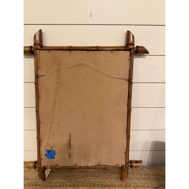 19th Century Faux Bamboo Mirror For Sale In Nashville - Image 6 of 7