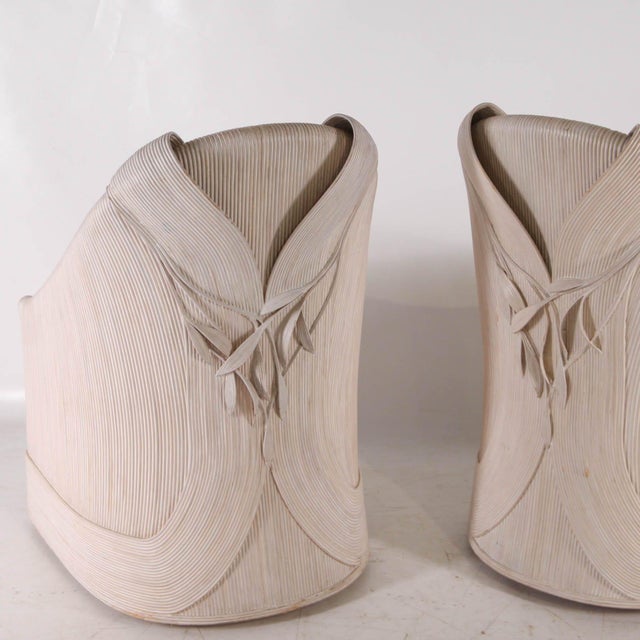 Rattan Armchairs by Betty Cobonpue, 1970s, Set of 2 For Sale - Image 4 of 18