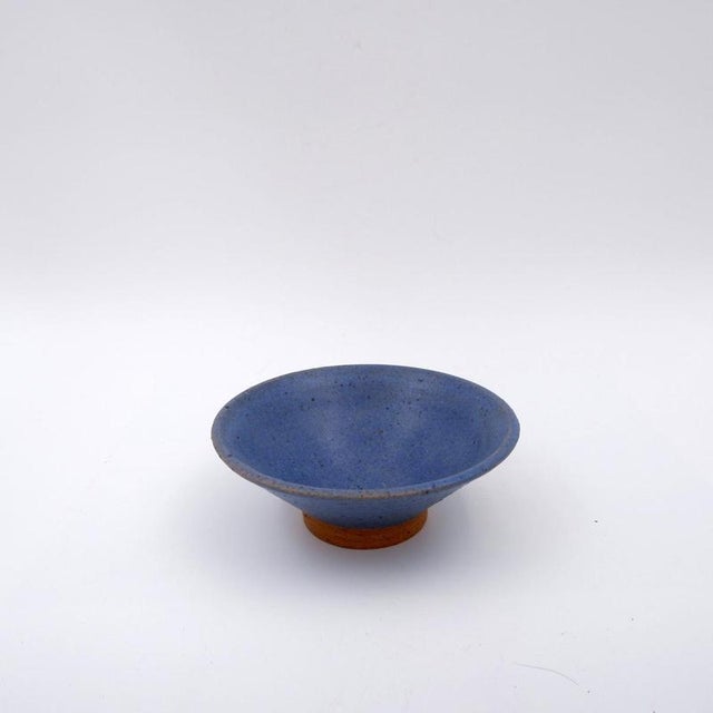 Cobalt Blue Fond Datelier Ceramics from N.Lebrun, Belgium, 1970s, Set of 5 For Sale - Image 4 of 14