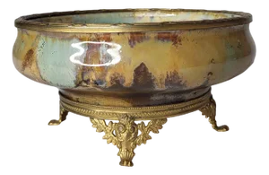 Bowl on Feet by Jean Langlade, 1890s