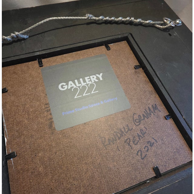 Wood Pair of Original Paintings by Randall Graham For Sale - Image 7 of 8