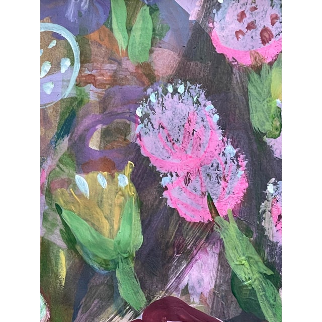 Abstract Contemporary Abstract Mixed Media Painting by Mariana Shulga For Sale - Image 3 of 5