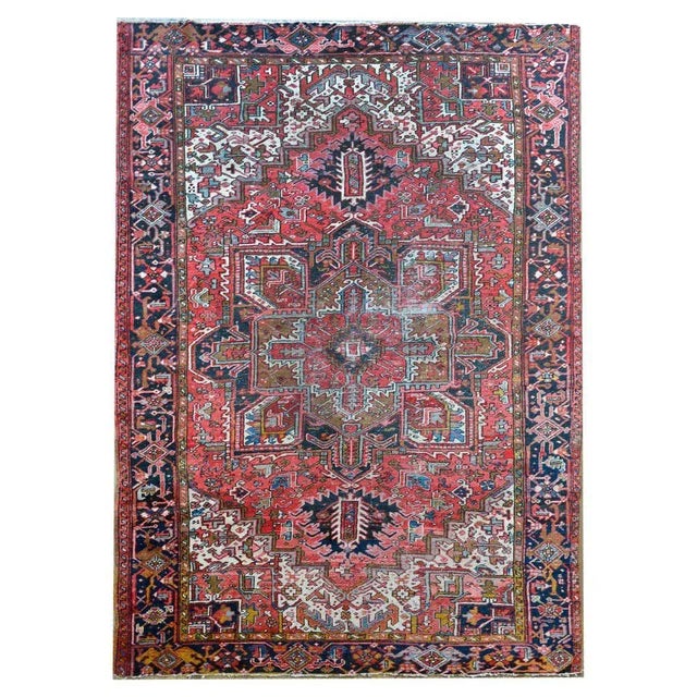 Early 20th Century Heriz Rug For Sale - Image 13 of 13