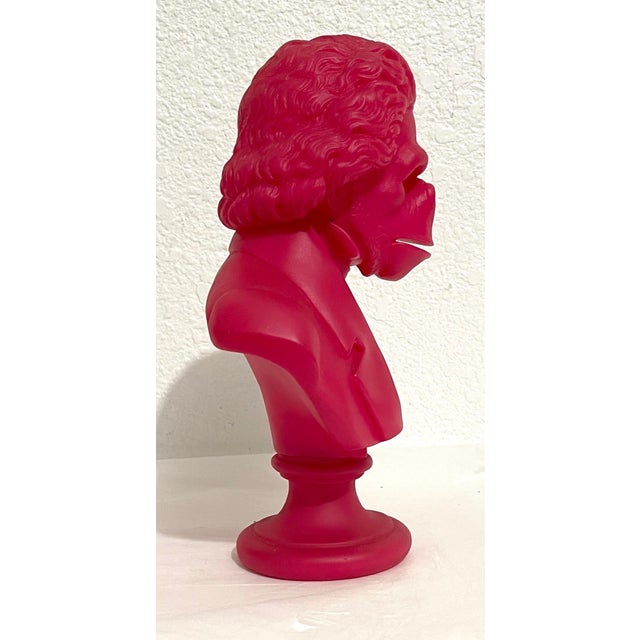 Street Art SSUR, Rare Pink Apethoven Vinyl Adult Toy Ape Sculpture Bust SSUR Beethoven Medicom For Sale - Image 3 of 10