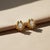 Modern Pear-Cut Moissanite Lutus Flower Earrings Studs, Silver, Gold, Pair For Sale - Image 3 of 8