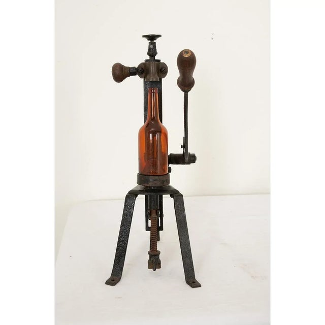 19th Century French 19th Century Iron Pharmaceutical Bottle Corker For Sale - Image 5 of 7