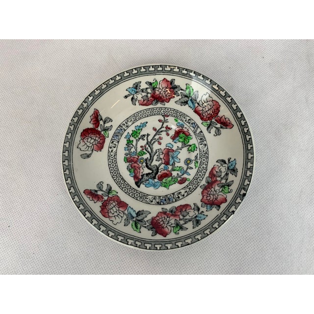 Indian Tree Pattern Cups & Saucers by Wood’s Burslem, England - Service for 8 For Sale In West Palm - Image 6 of 8