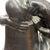 Black 1930s Italian "Pensatore Campana" the Tinker Auguste Rodin Style Terracotta Sculpture For Sale - Image 8 of 9