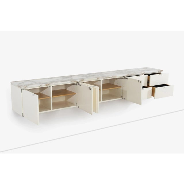 Florence Knoll Custom Wall-Mounted Cabinet by Knoll Associates For Sale - Image 10 of 13