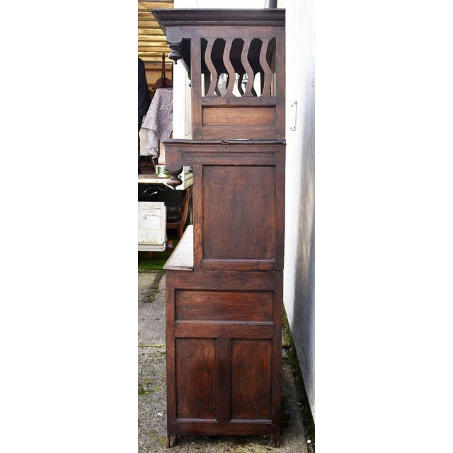 Antique Welsh Oak Cabinet, 1730 For Sale - Image 6 of 10