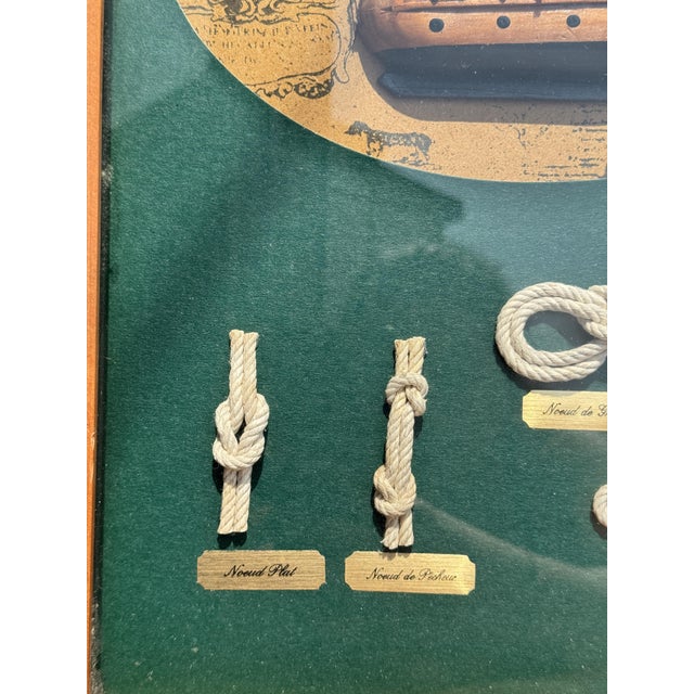 Diorama Frame of Boats and Knots For Sale - Image 6 of 18