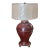 Burton-Ching Ltd Red & Gold Chinoiserie Table Lamp For Sale