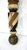 Vintage Folk Art Painted Small Barber Pole For Sale - Image 11 of 13