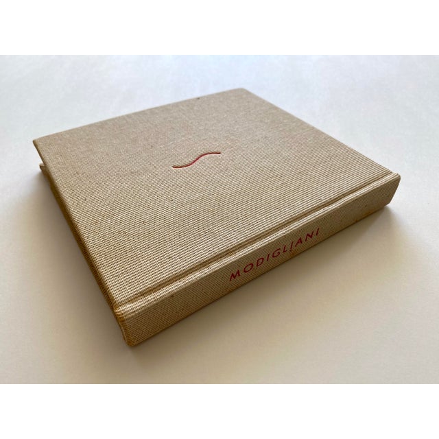 This Amedeo Modigliani rare vintage 1958 first edition lithograph print Mid Century Modernist hardcover art book is a very...