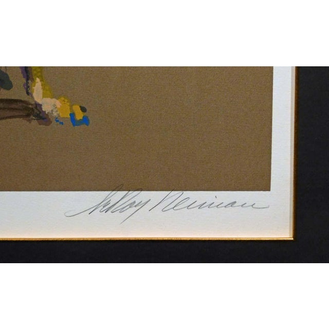 Leroy Neiman LeRoy Neiman "Great Dane" 1987 Hand Signed & Numbered Serigraph, Dog Framed For Sale - Image 4 of 7