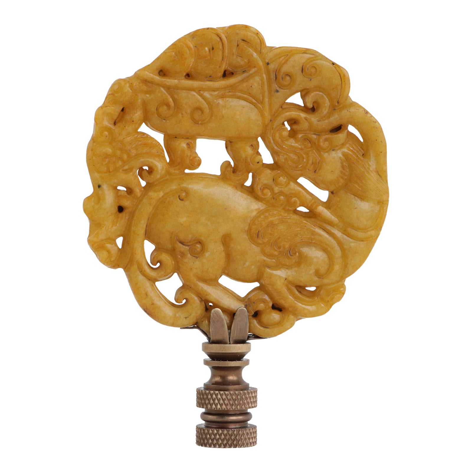 Chinese Foo Dog Lamp Finial Chairish