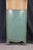 Vintage Petite Green Bowfront Country Farmhouse Bookcase Display Cabinet Chic For Sale - Image 4 of 18