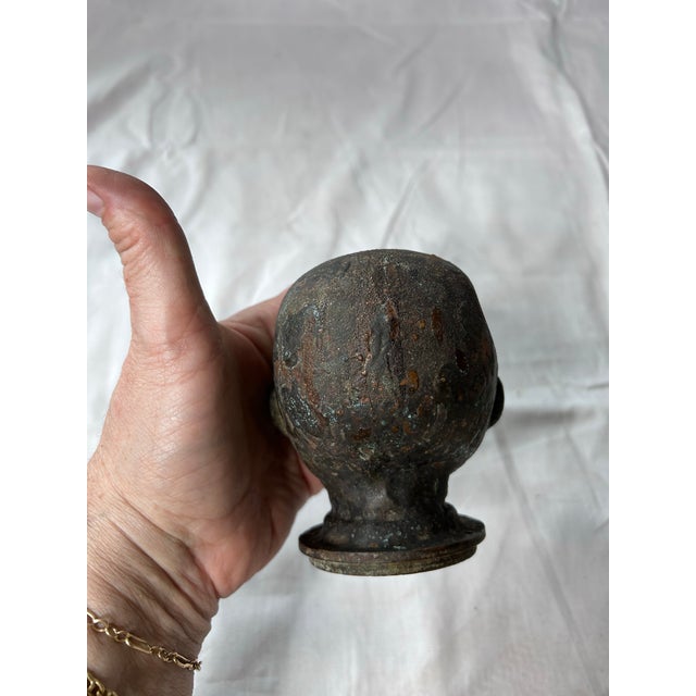 Children's Antique Bronze, Baby Doll Head Mold For Sale - Image 3 of 12