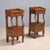 Antique Bedside Tables in Walnut with Drawers, Italy, 19th Century, Set of 2 For Sale - Image 13 of 13