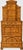 An exceptional handcrafted William Switzer reproduction of a circa 1840 Austrian Biedermeier secretary, in three sections,...