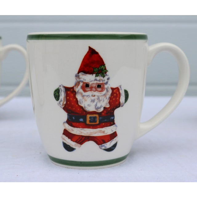 Christopher Radko Traditions "Holiday Celebrations" Christmas Mugs - Set of 4 For Sale In Cincinnati - Image 6 of 8