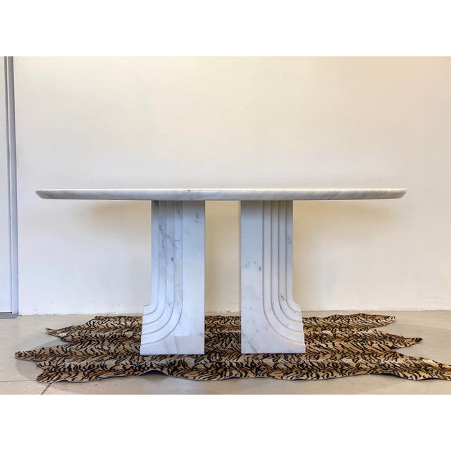 Carlo Scarpa Samo Model Marble Table by Carlo Scarpa for Simon, 1980s For Sale - Image 4 of 18