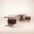 First Edition T96 Rosewood Boomerang Desk by Osvaldo Borsani for Tecno, 1950 For Sale - Image 9 of 18