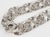 This stunning Kenzo Paris choker necklace features an around-the-neck, large, flat chain shape in silver-plated metal, all...