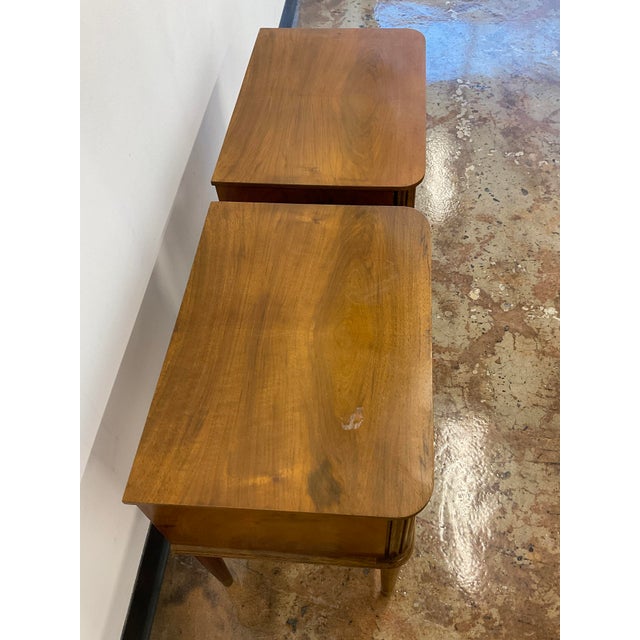 Mid-Century Modern Pair of Vintage Scandinavian Nightstands For Sale - Image 3 of 13