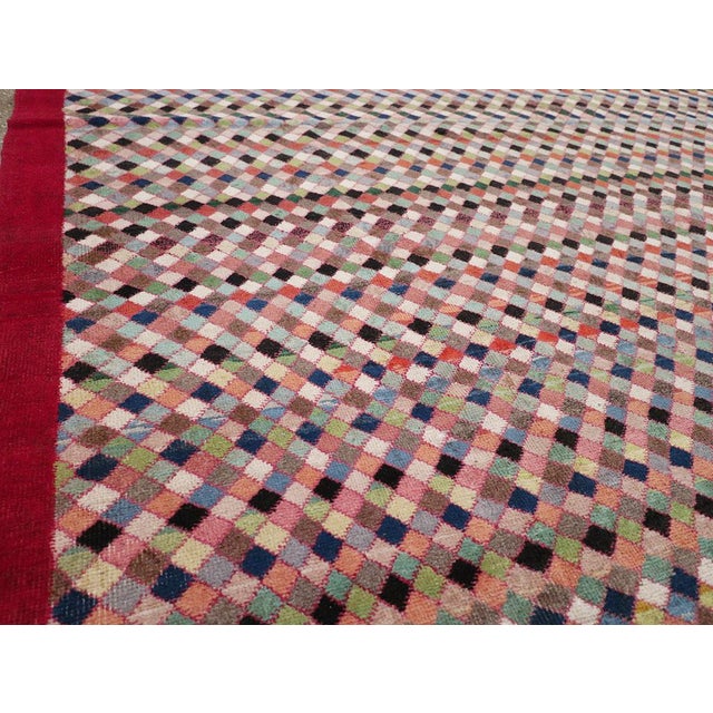 Mid 20th Century Galerie Shabab Collection Mid-20th Century Turkish Anatolian Room Size Carpet For Sale - Image 5 of 10