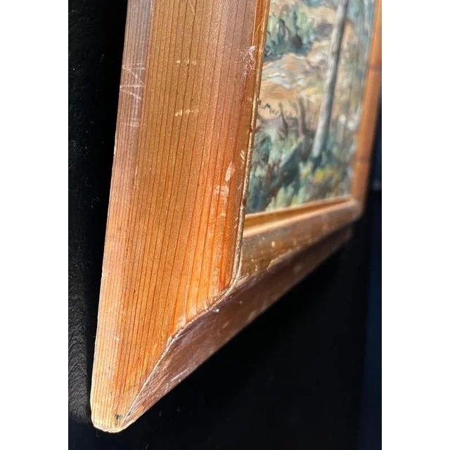 Blue Joseph André Mussler, Evening in the Mountains, 1938, Framed For Sale - Image 8 of 11