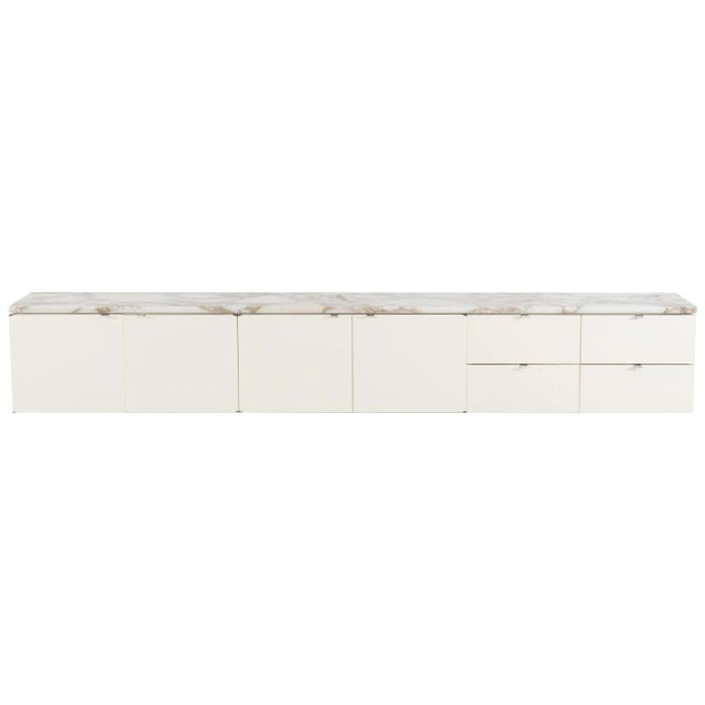 Florence Knoll Custom Wall-Mounted Cabinet by Knoll Associates For Sale - Image 13 of 13