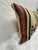 Turkish Hemp Pillow Cushion Natural Red Brown Pillow Cushion Cover 16" x 24" For Sale - Image 4 of 4