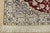 Fine Nain Rug 3’4” X 4’10” Red Wool/Silk Wool Traditional Hand-Knotted Carpet For Sale - Image 9 of 12