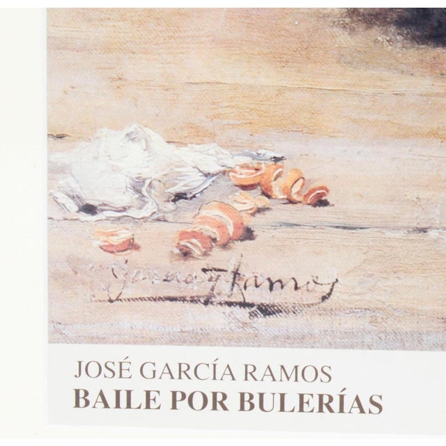 20th Century Framed Spanish Museum Print of Flamenco Dancer For Sale - Image 9 of 12